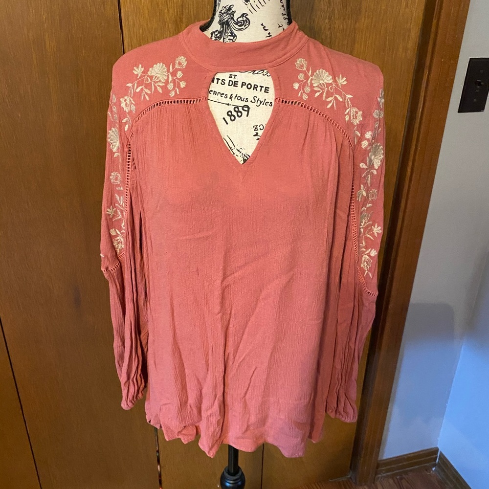 PINK LONGSLEEVE BLOUSE